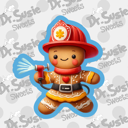 Gingerbread Firefighter-STL Files