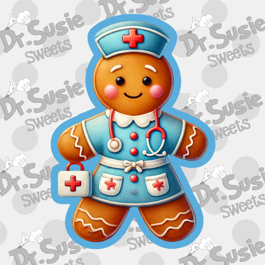 Gingerbread Nurse-STL Files