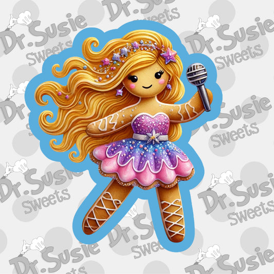 Gingerbread Pop Star-STL Files