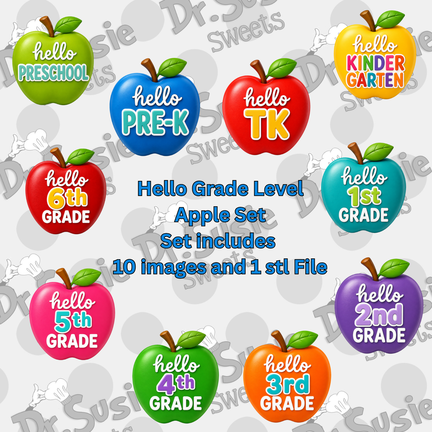 Grade Level Apples-STL