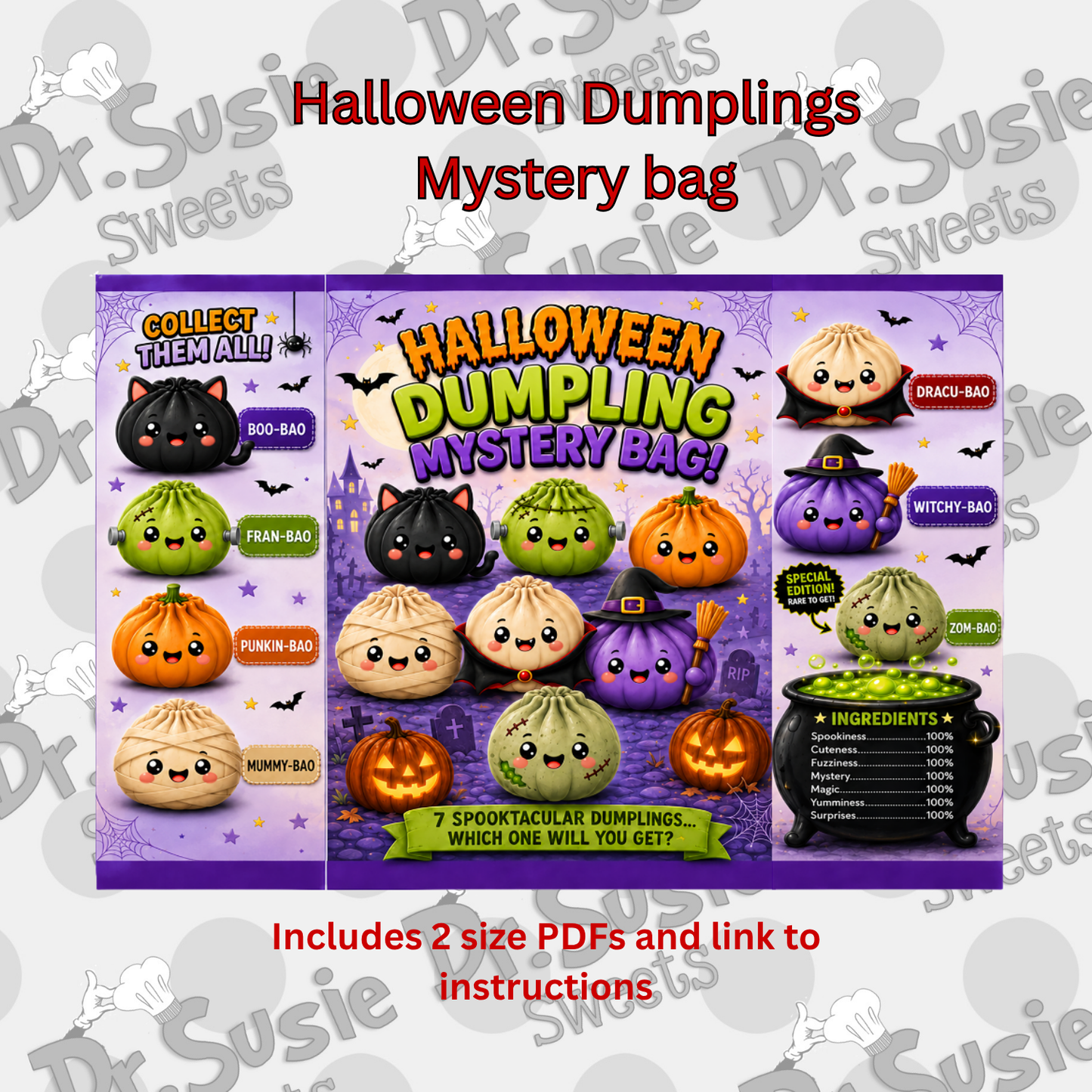 Halloween Dumplings-Edible Printer Digital Image