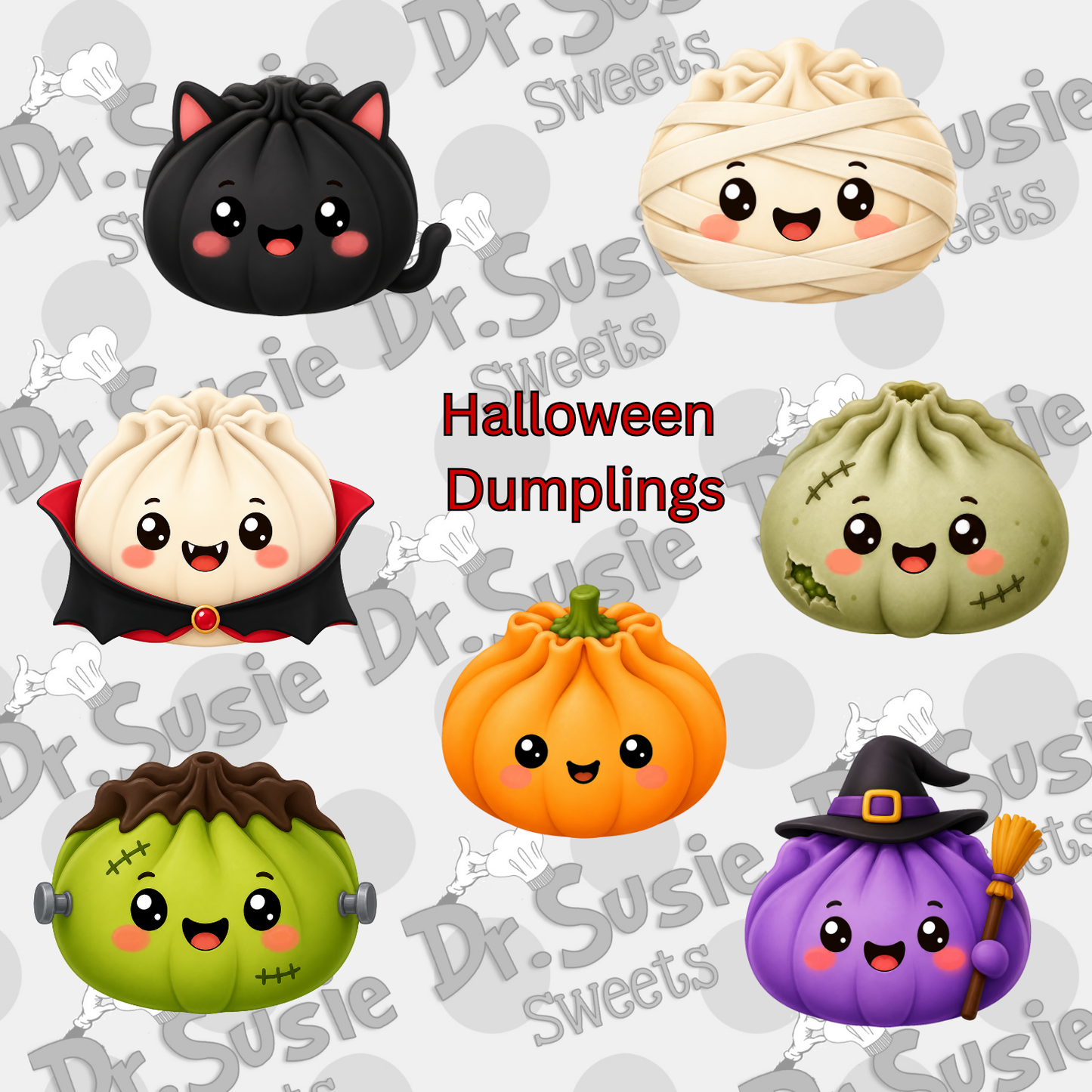 Halloween Dumplings-Edible Printer Digital Image