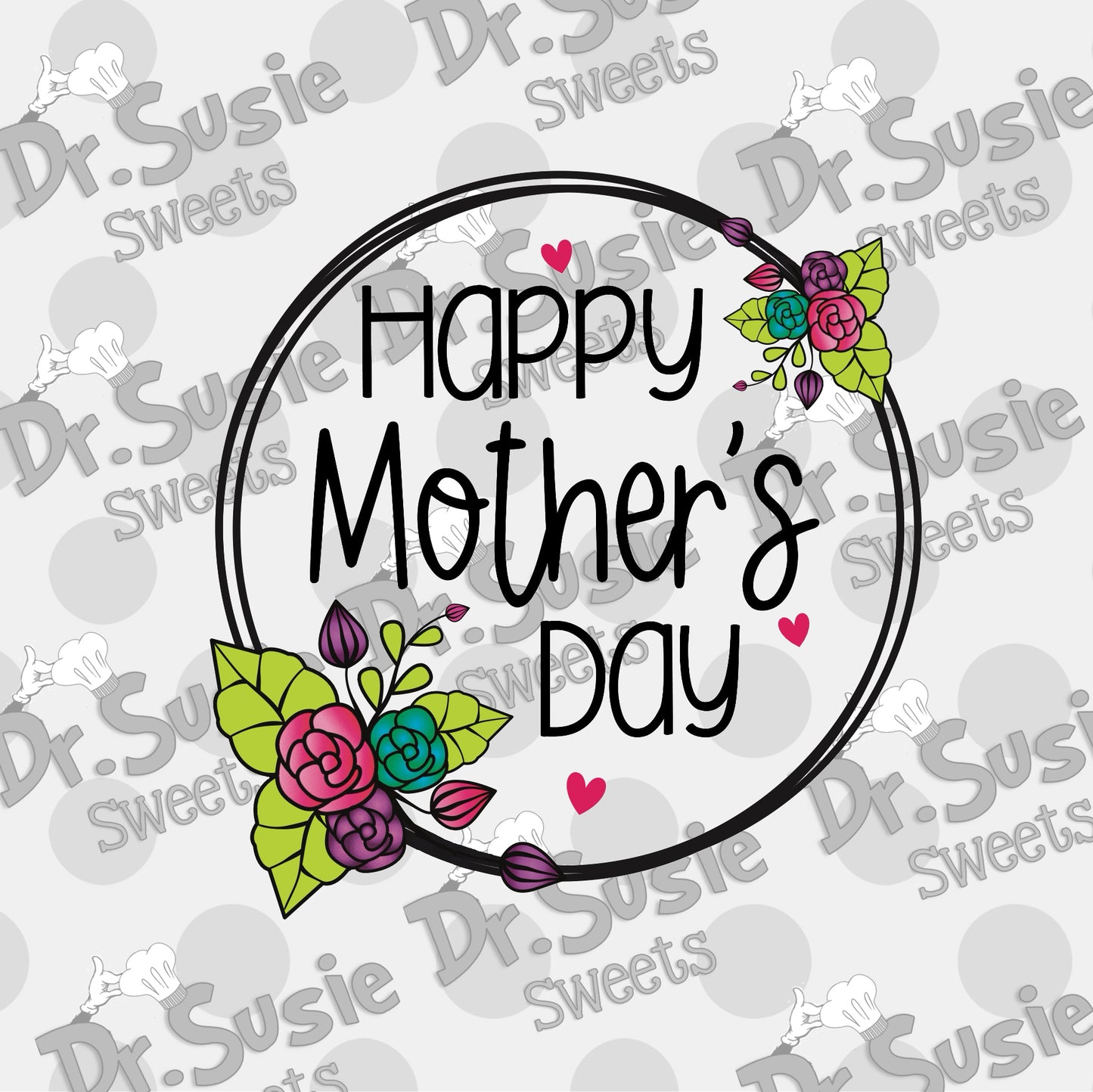 Happy Mothers Day Plaque-Edible Printer Digital Image