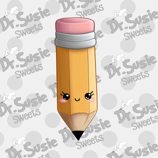Happy Pencil-Edible Printer Digital Image