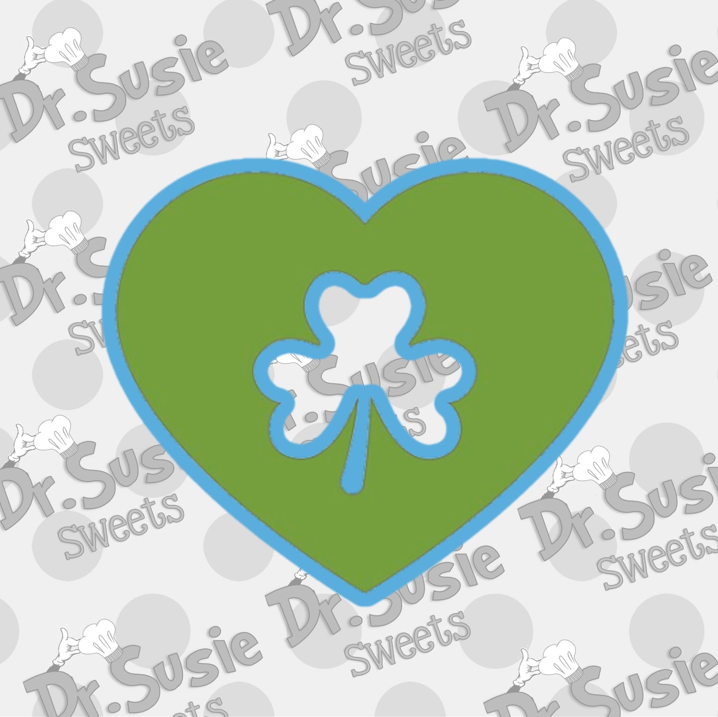 Heart Shamrock-STL