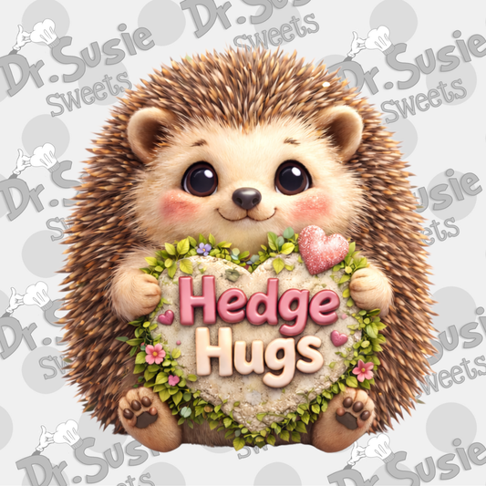 Hedge Hugs-Edible Printer Digital Image
