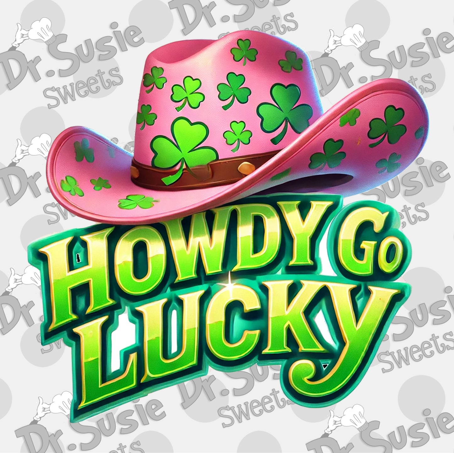 Howdy Go Lucky-Edible Printer Digital Image