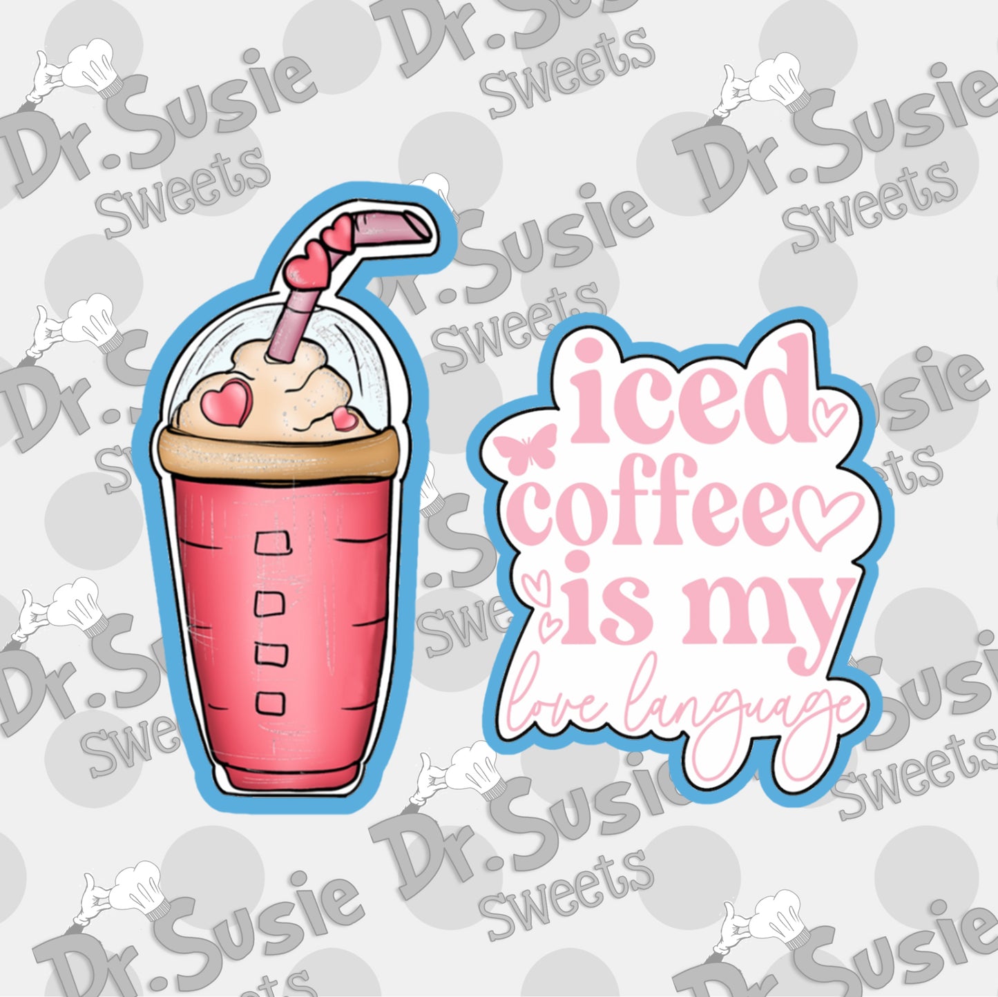 Iced Coffee Is My Love Language-Plaque-STL