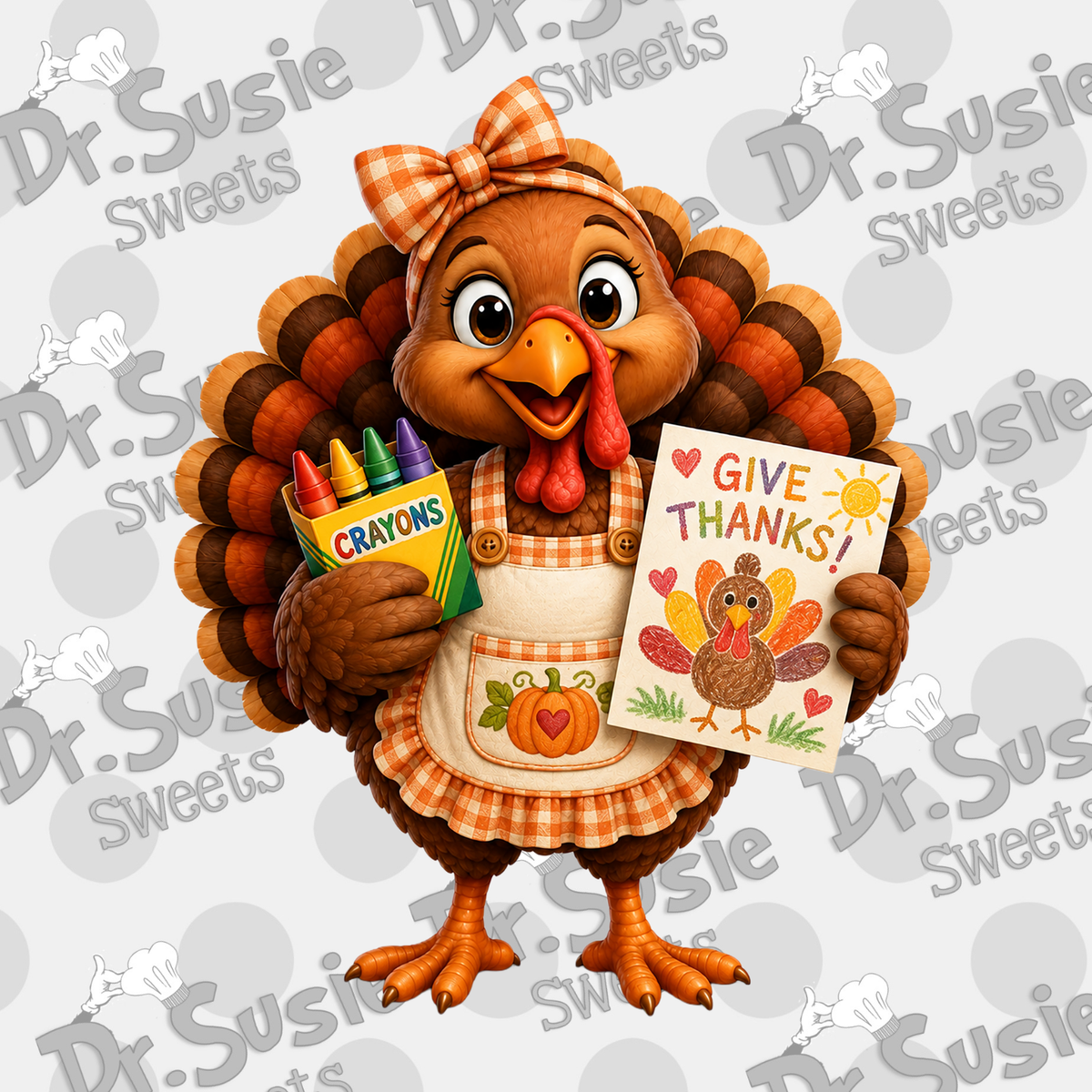 Kids Table Turkey-Edible Printer Digital Image