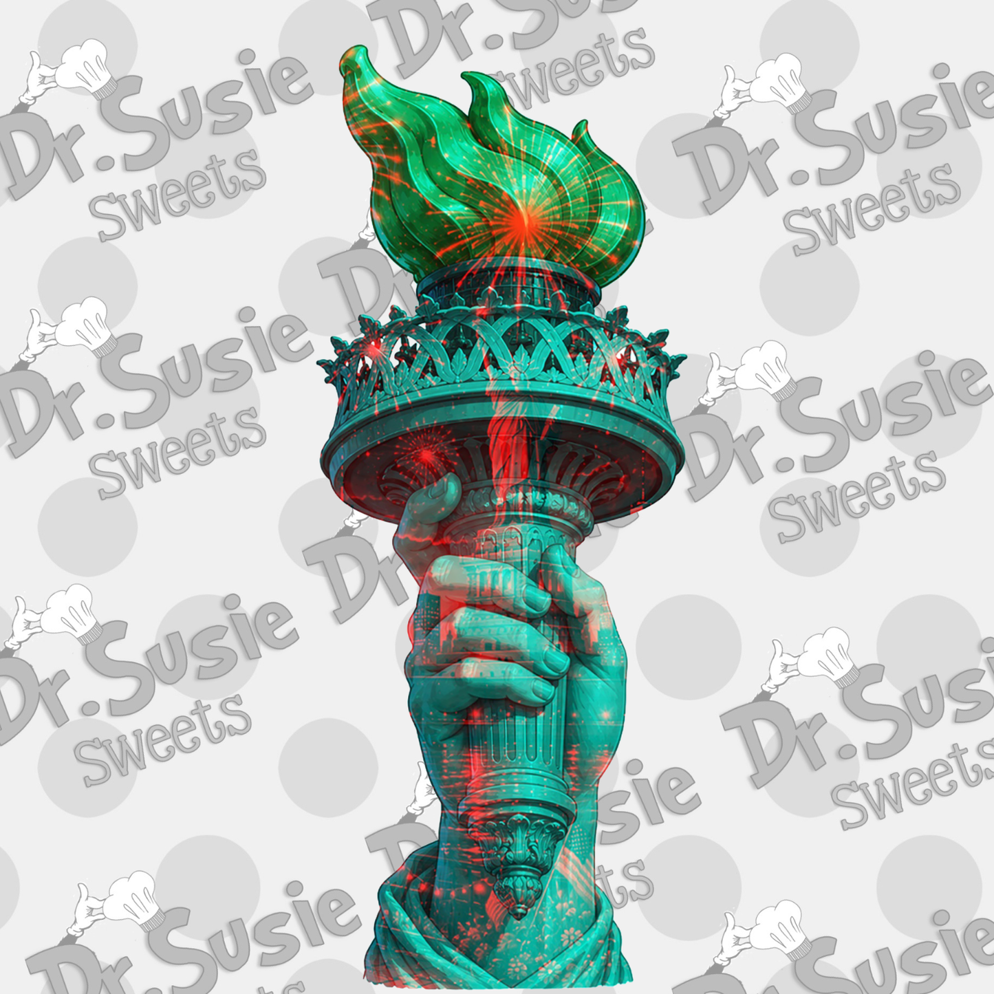 Double Exposure Anaglyph Images-Edible Printer Digital Image