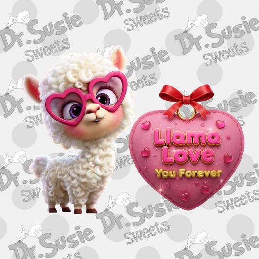 Llama Love You Forever Set-STL