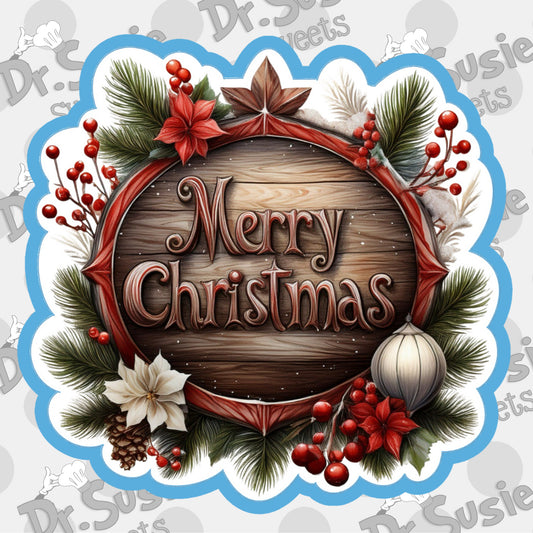 Merry Christmas Wood Sign-STL Files