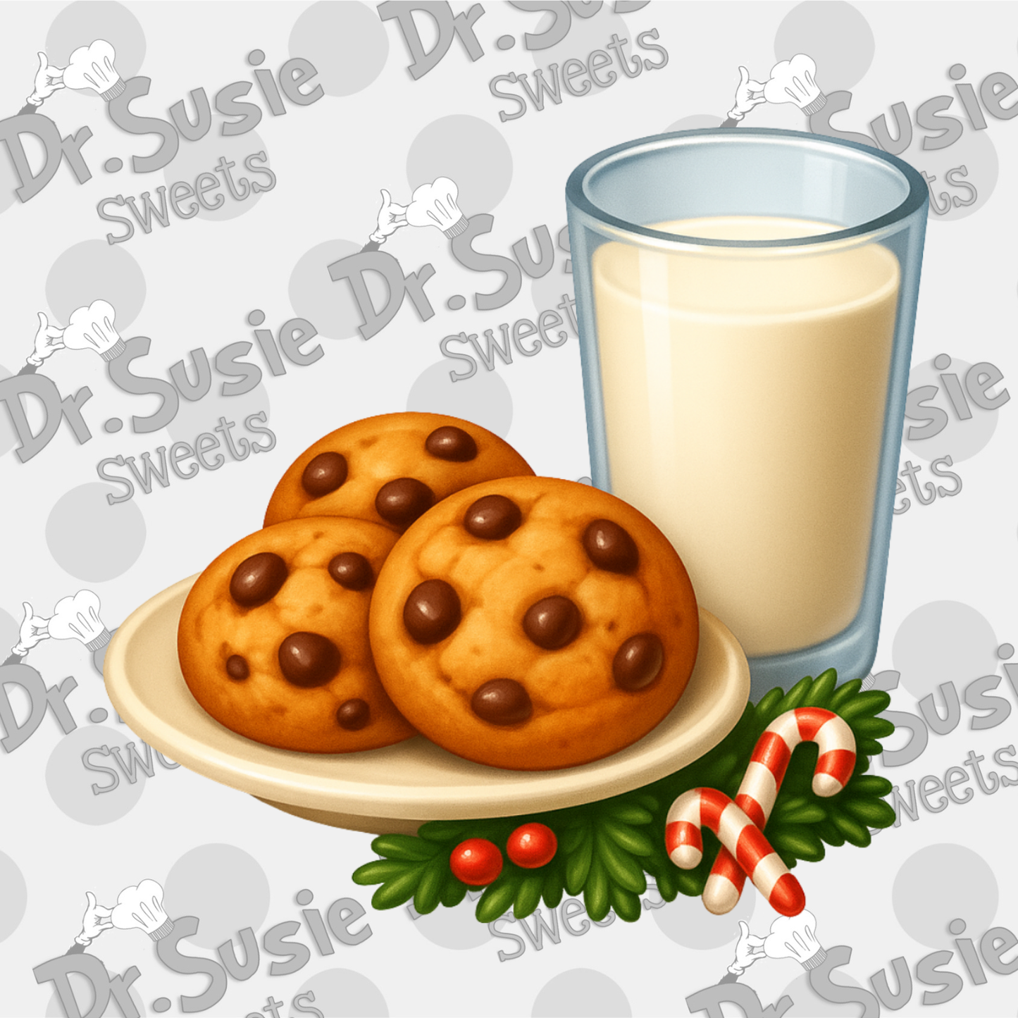 Milk and Cookies-Edible Printer Digital Image