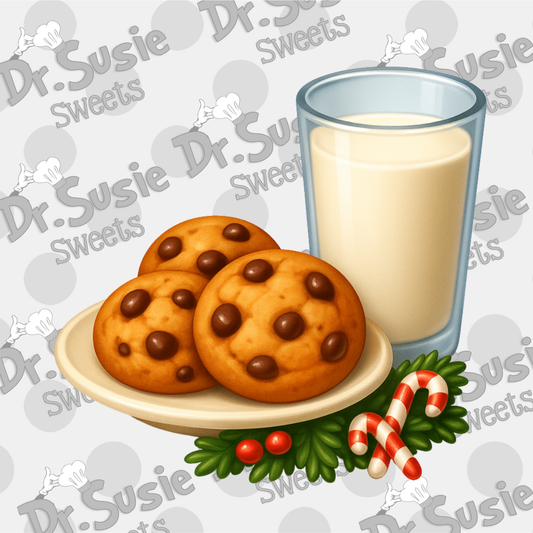 Milk and Cookies-Edible Printer Digital Image