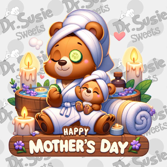 Mother's Day Spa Day-Edible Printer Digital Image