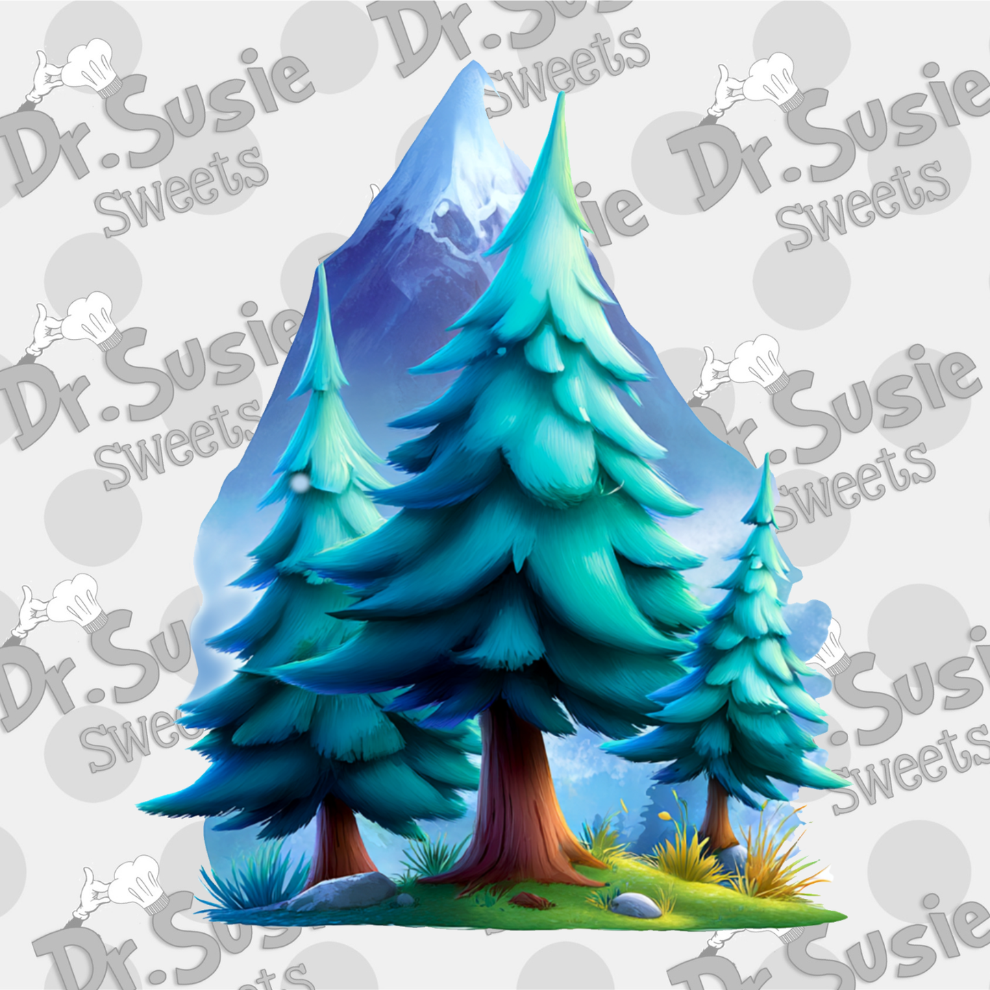 Mountainscape-Edible Printer Digital Image
