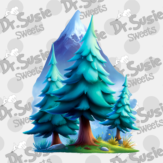 Mountainscape-Edible Printer Digital Image