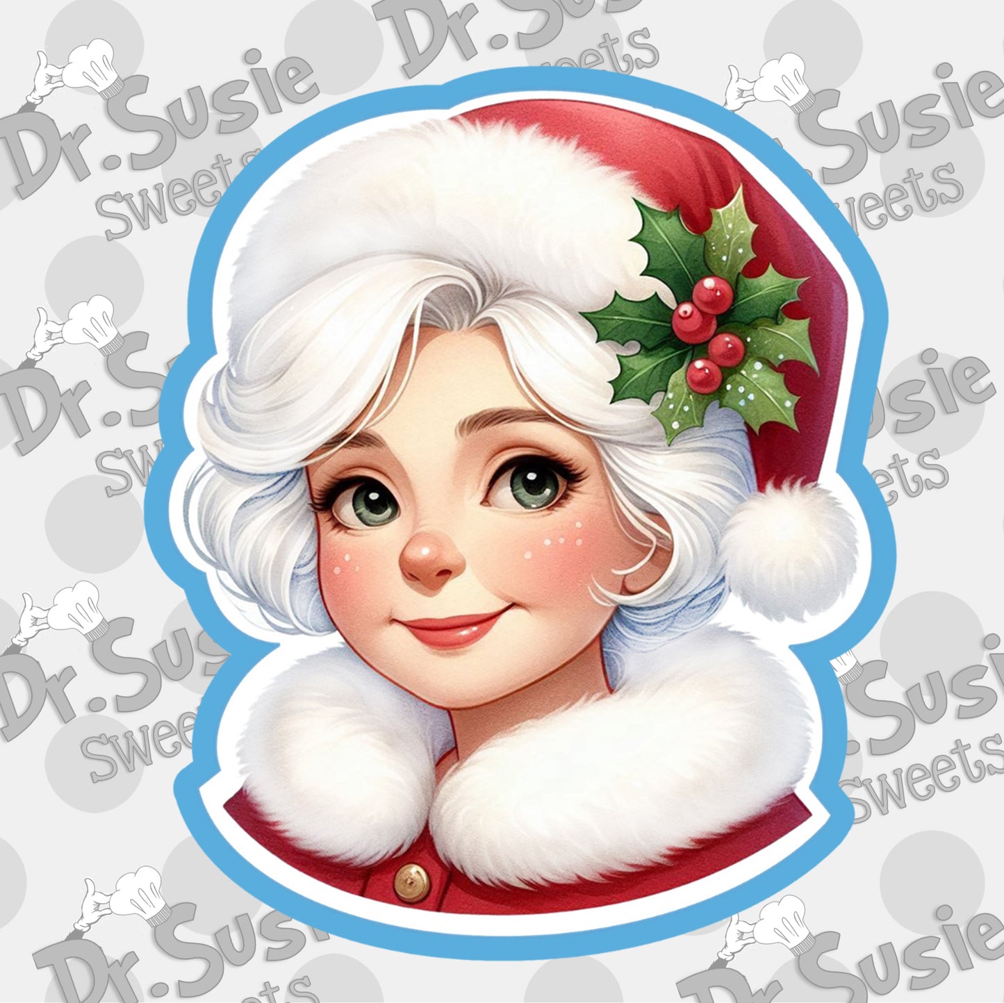 Mrs. Claus Face-STL Files