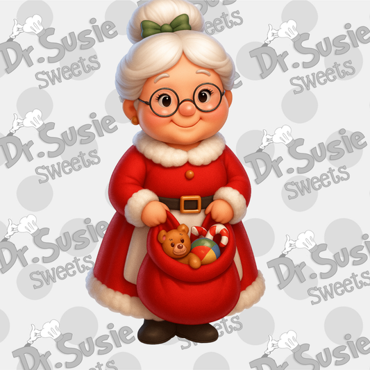 Mrs. Claus-Edible Printer Digital Image