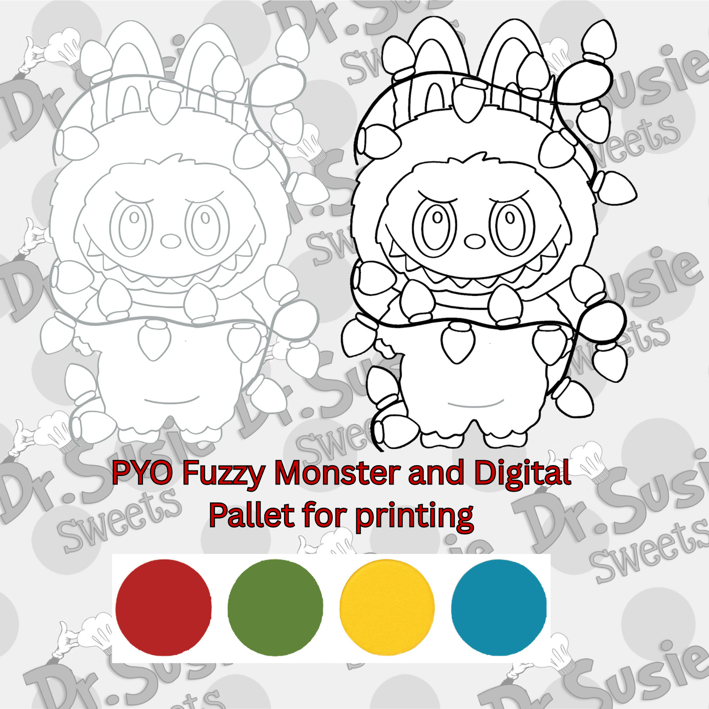 PYO Fuzzy Monster-STL Files