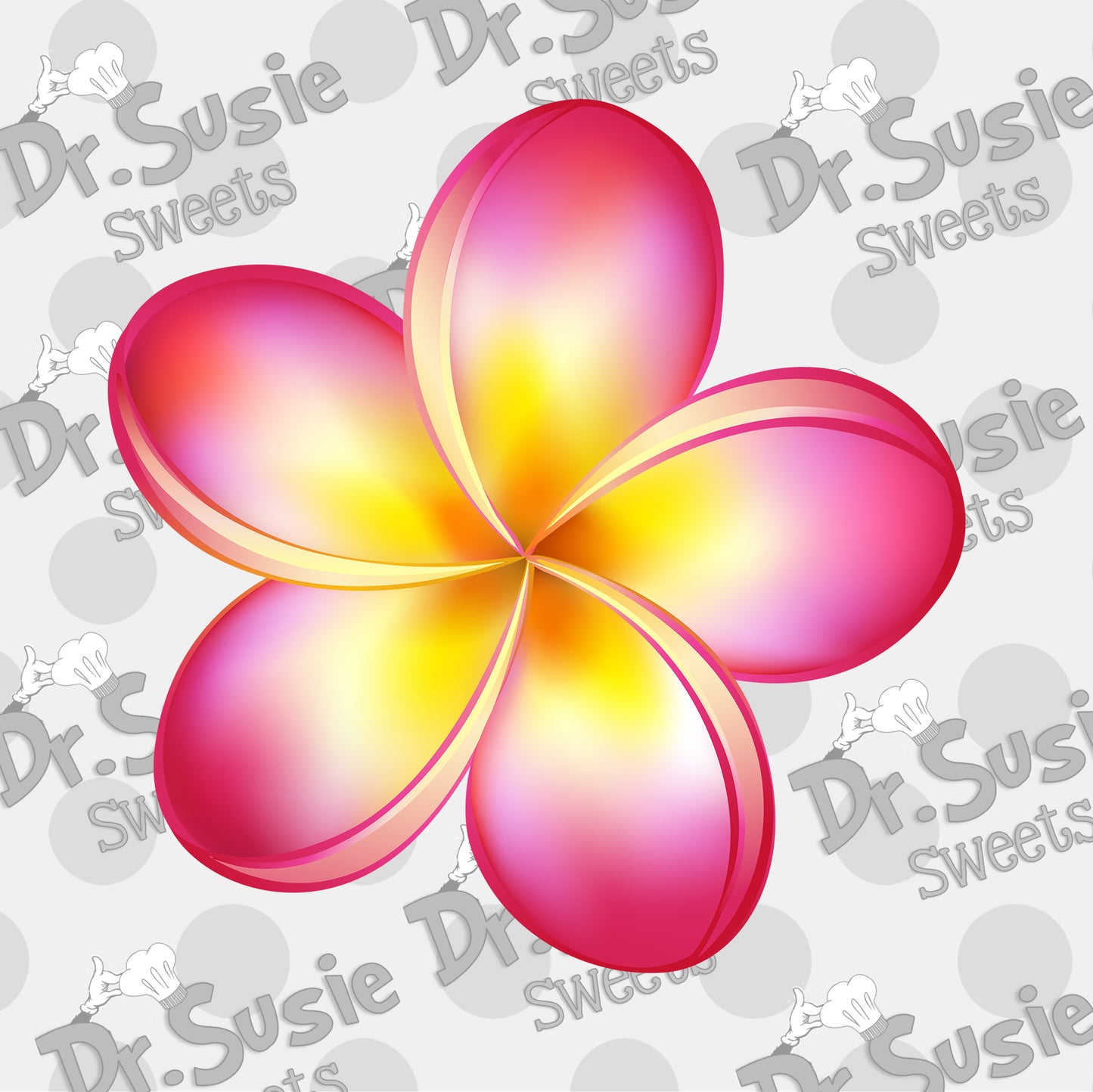 Pink Plumeria(2)-Edible Printer Digital Image