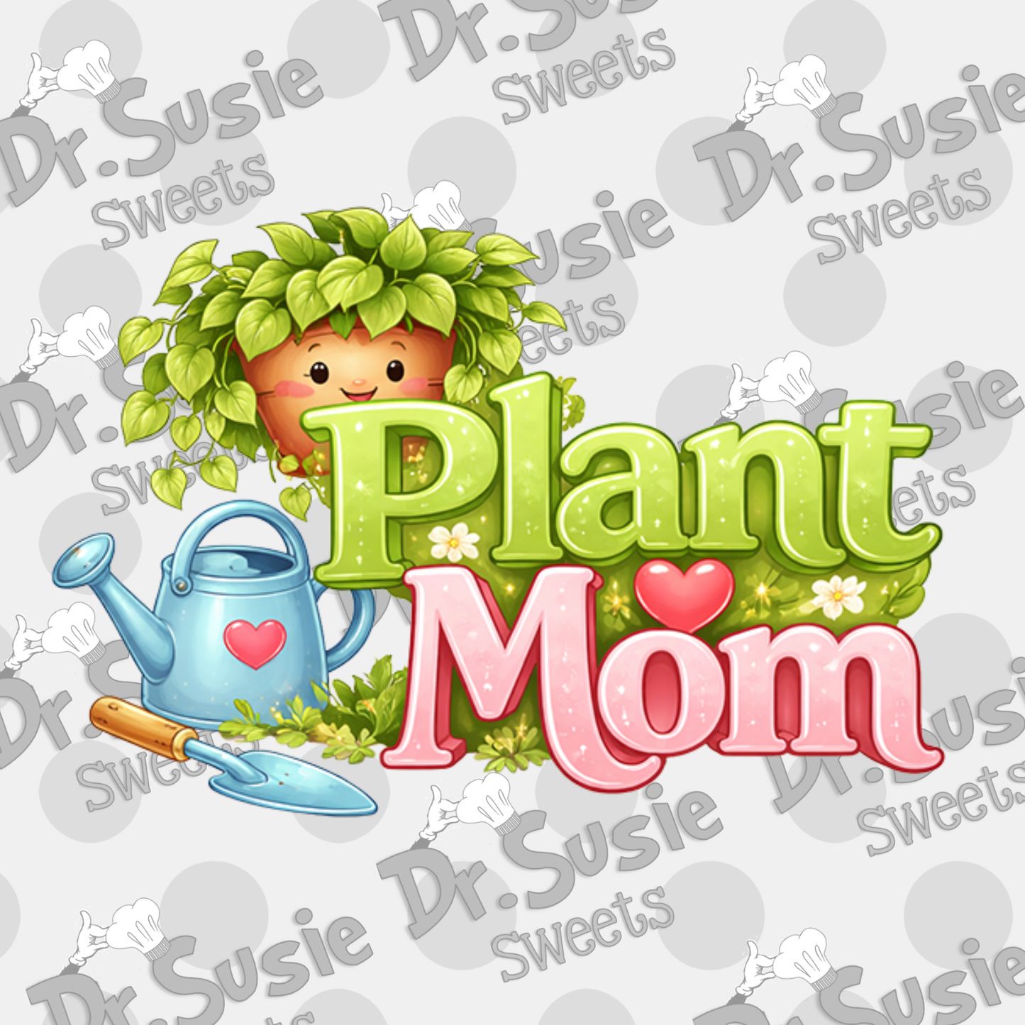 Plant Mom Set-Edible Printer Digital Image