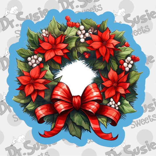 Poinsettia Wreath-STL Files