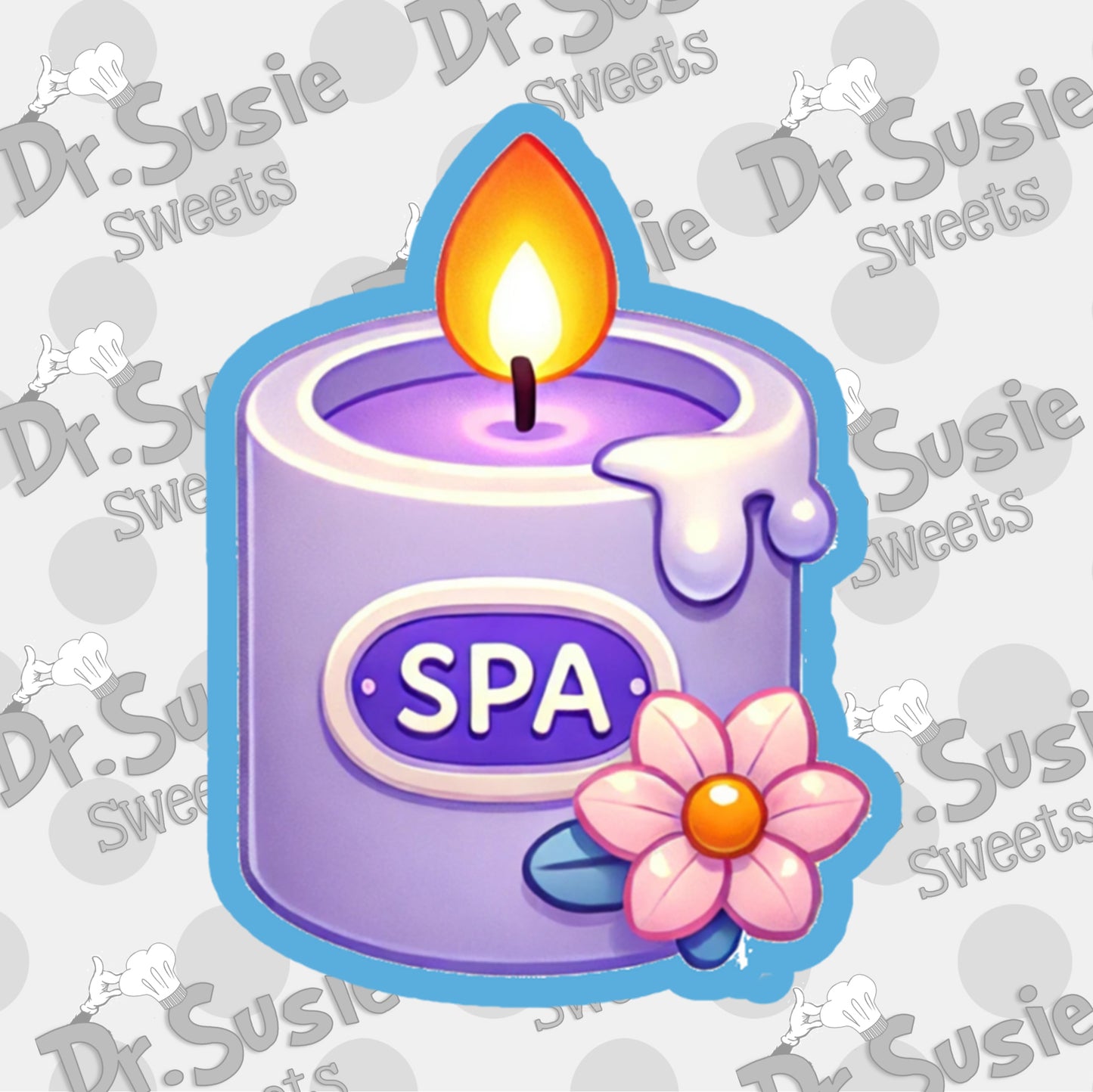 Purple Spa Candle-STL
