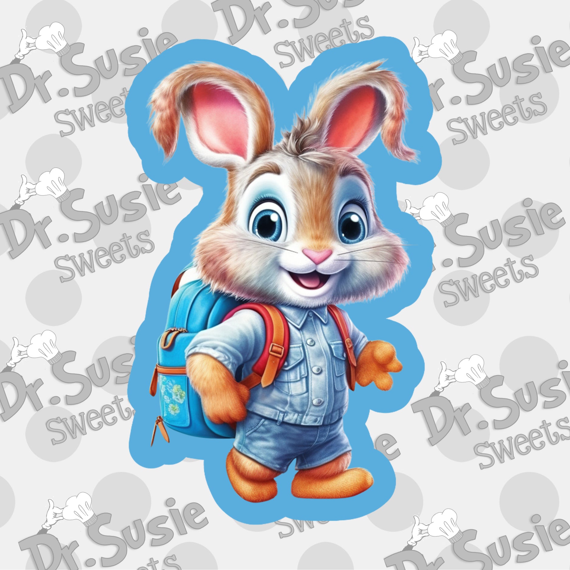 Rabbit with Backpack-STL Files – My Store