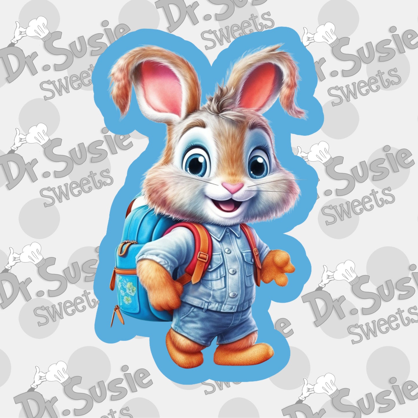 Rabbit with Backpack-STL Files