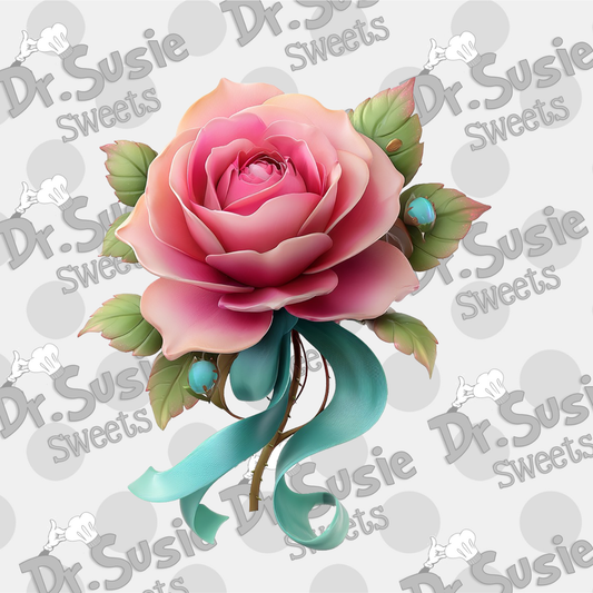 Regency Rose-Edible Printer Digital Image