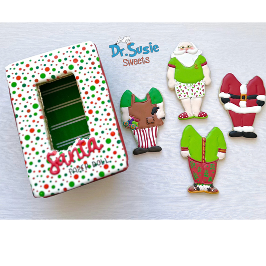 Santa Paper Doll and Paper Doll Box-STL Files