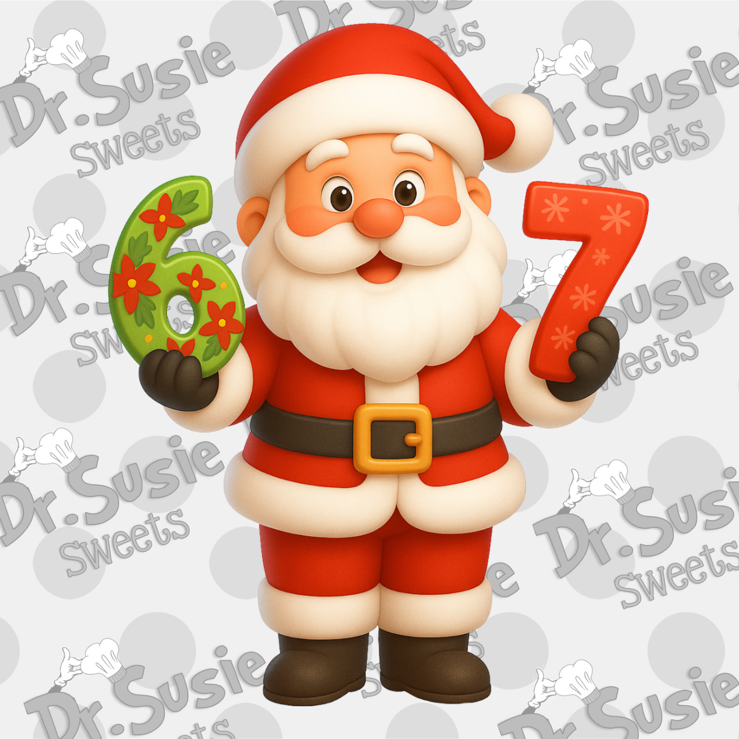 Santa 6-7-Edible Printer Digital Image