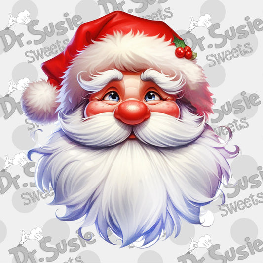 Santa Claus Face-Edible Printer Digital Image
