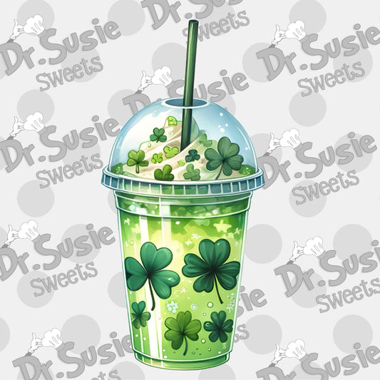 Shammrock Frappucino-Edible Printer Digital Image