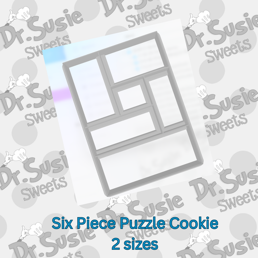 Six Piece Puzzle Cookie