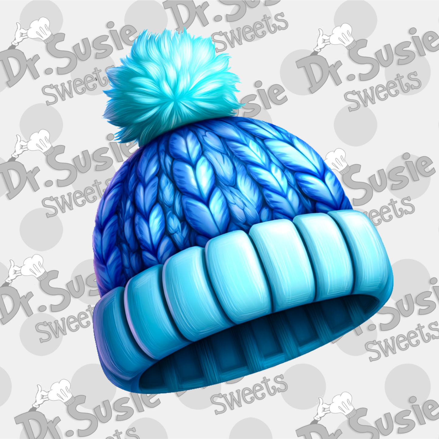 Ski Hat-Edible Printer Digital Image