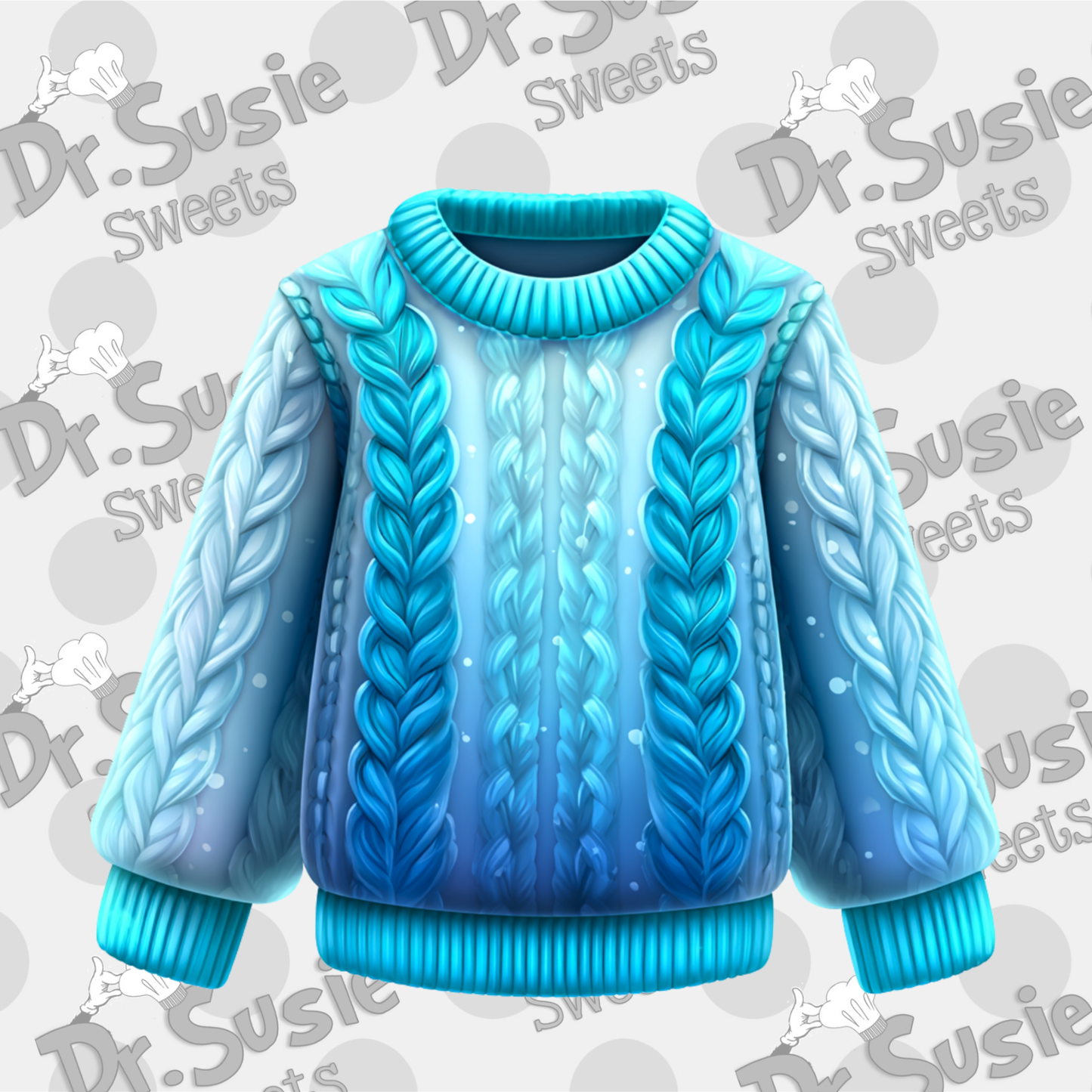 Ski Sweater-Edible Printer Digital Image