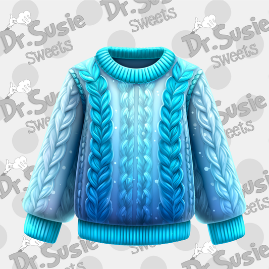 Ski Sweater-Edible Printer Digital Image