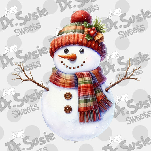 Snowman-2-Edible Printer Digital Image