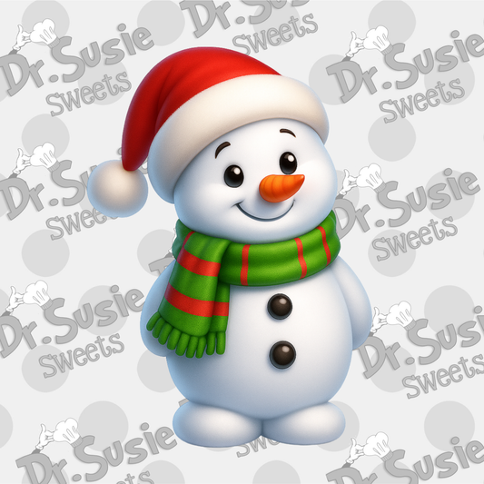 Snowman-Edible Printer Digital Image