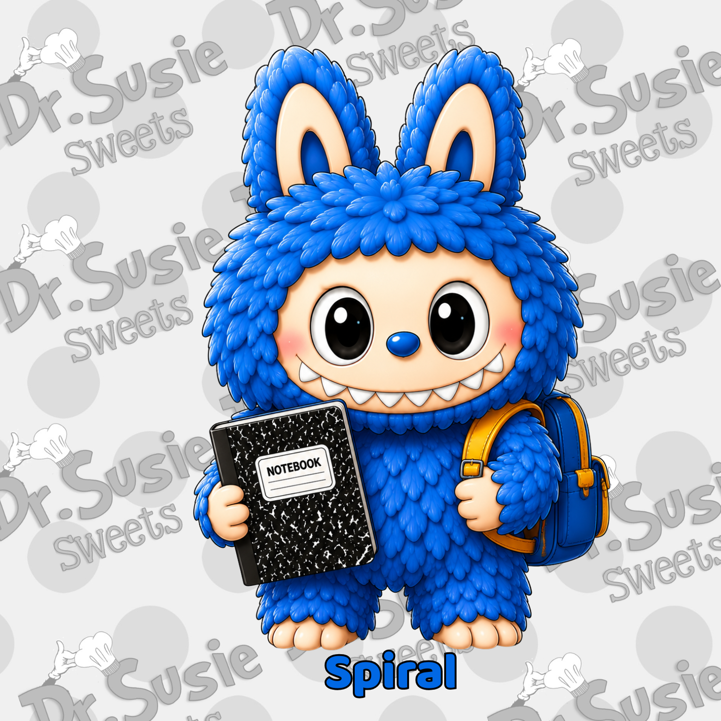 Back to School Fuzzy Monsters-STL