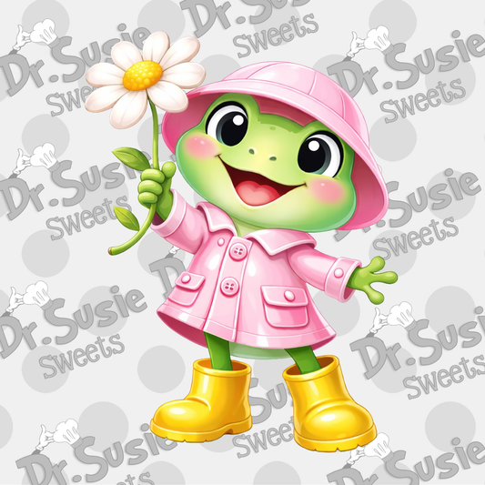 Spring Frog-Edible Printer Digital Image