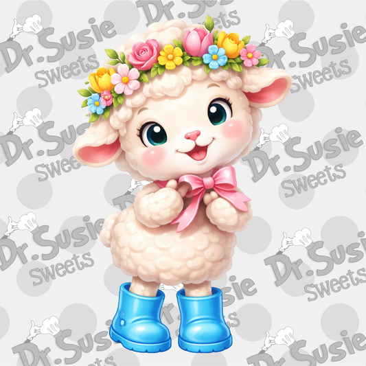 Spring Lamb-Edible Printer Digital Image