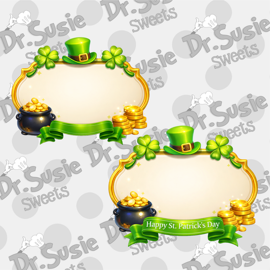 St Patrick Plaque-Edible Printer Digital Image