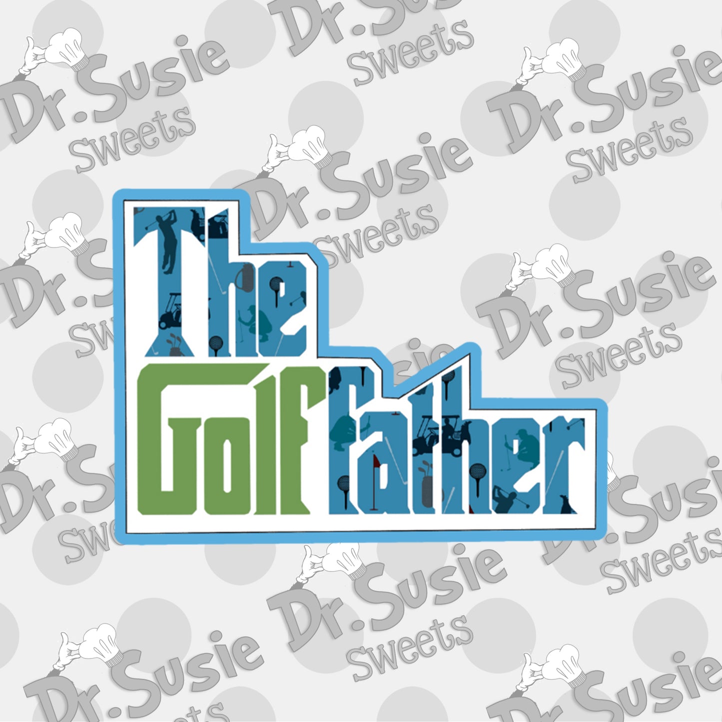 The Golf Father Plaque-STL