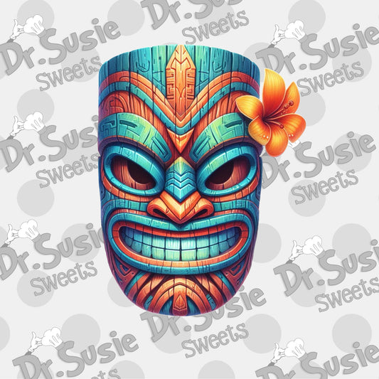 Tiki Head-1-Edible Printer Digital Image