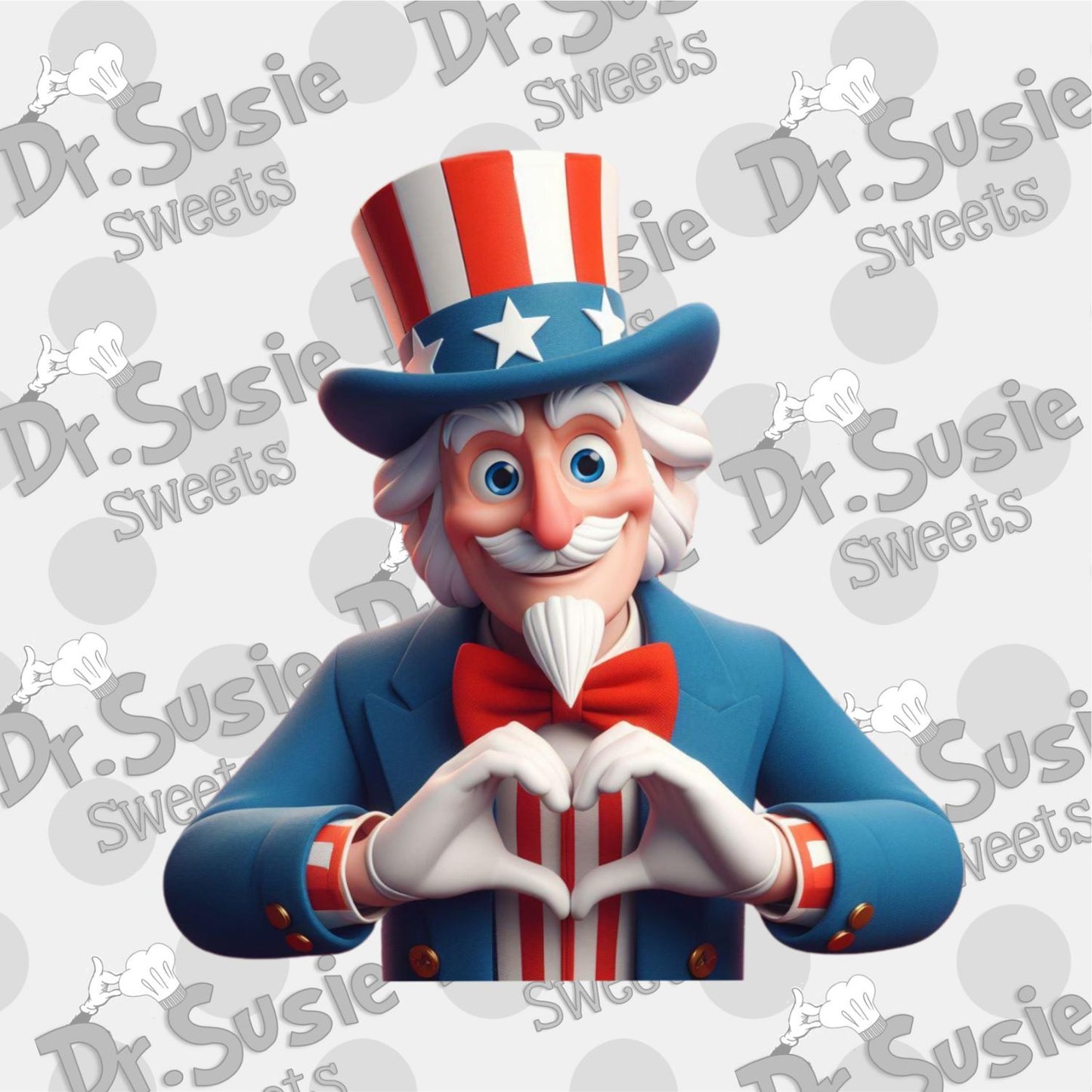 Uncle Sam-Edible Printer Digital Image