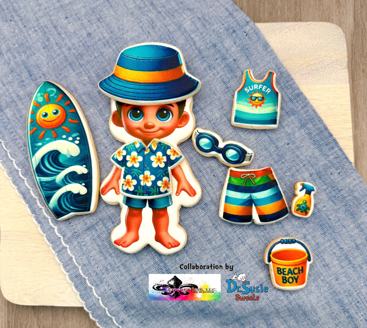 Beach Day Buddy:Surfer Boy Edition-STL File