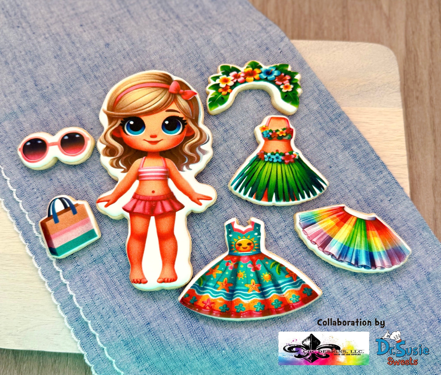 Beach Day Bestie:Island Girl Edition-Edible Printer Digital Image